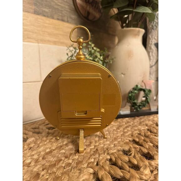 Vintage tabletop quartz bulova x dupont weather clock- damage - Picture 5 of 11